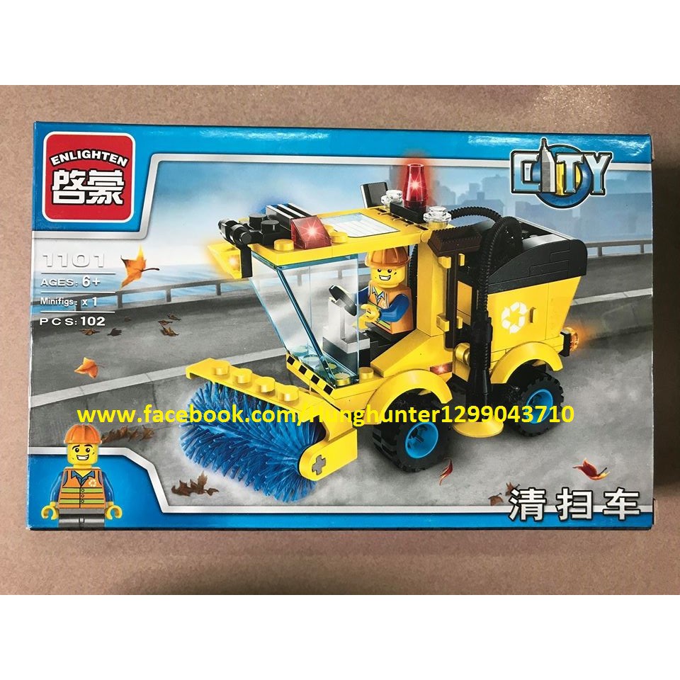 Enlighten 1101 Xe dọn vệ sinh đường phố