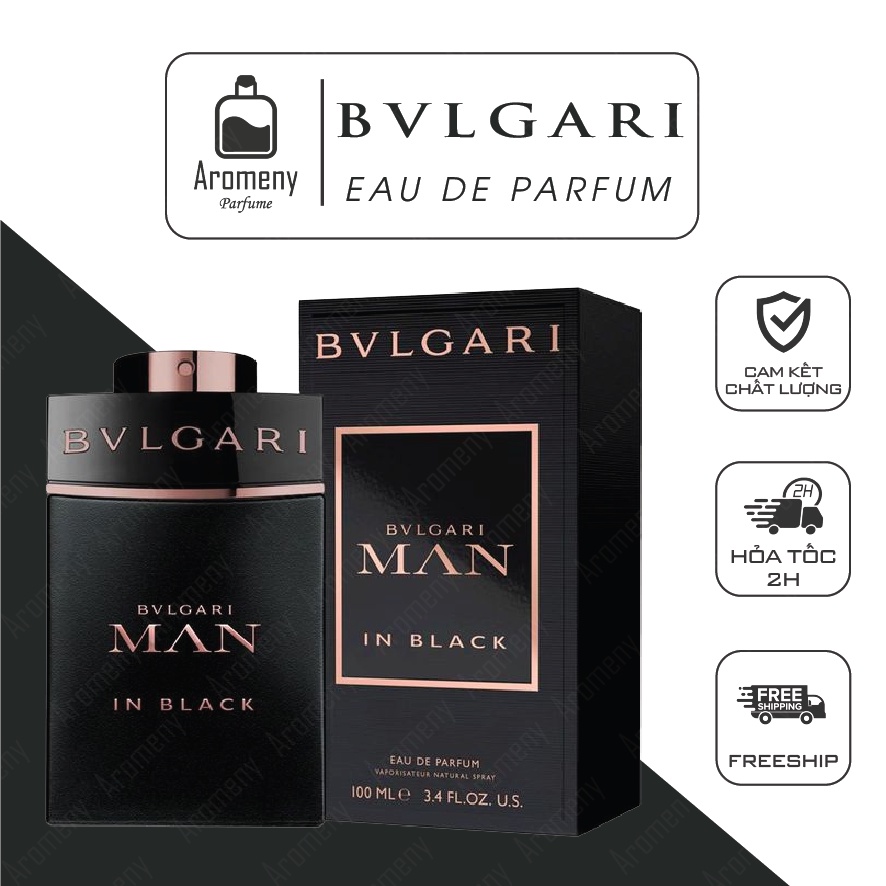 Nước hoa nam nội địa BVL Man In Black 100ml – Tinh dầu nước hoa cao cấp, nam tính – Aromeny.Parfume
