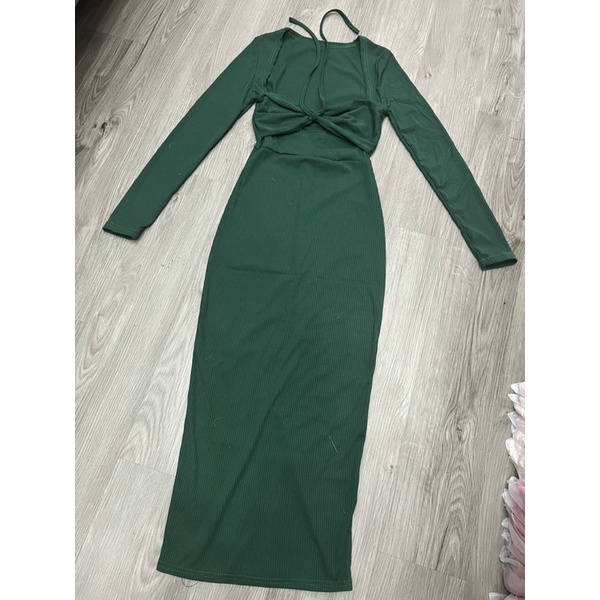 G1- đầm body thun gân GV048 khoét vai, chất thun gân