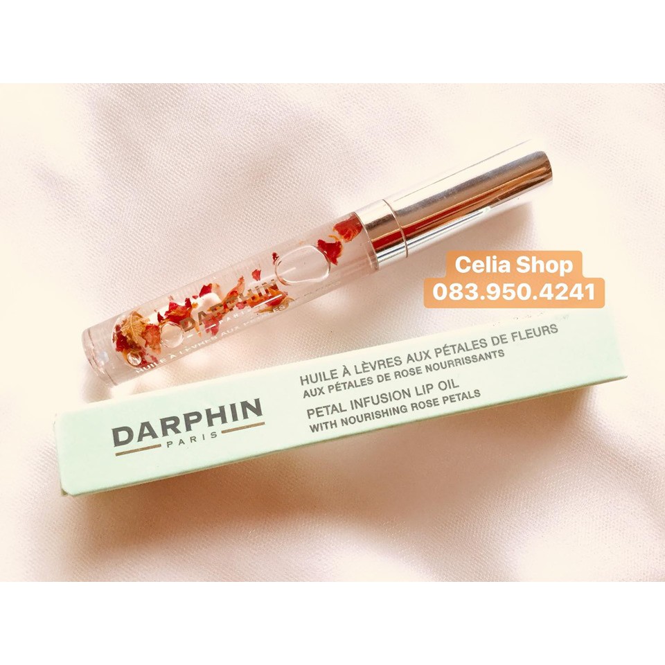 Son dưỡng môi DARPHIN Petal Infusion Lip Oil With Rose Petals