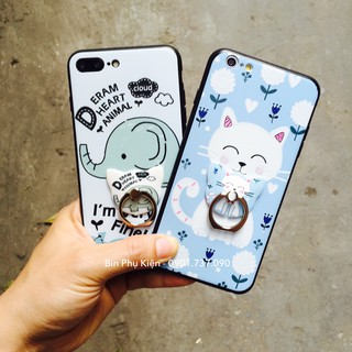 Ốp lưng 3D iPhone Kute tặng Kèm iRing