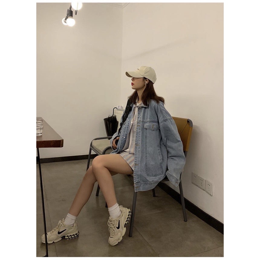 [ẢNH THẬT] ÁO KHOÁC BÒ ULZZANG STYLE  ⚡️ 𝐅𝐑𝐄𝐄 𝐒𝐇𝐈𝐏 ⚡️Mix đồ cực cá tính, xinh yêu, fullsize - Mã AB3