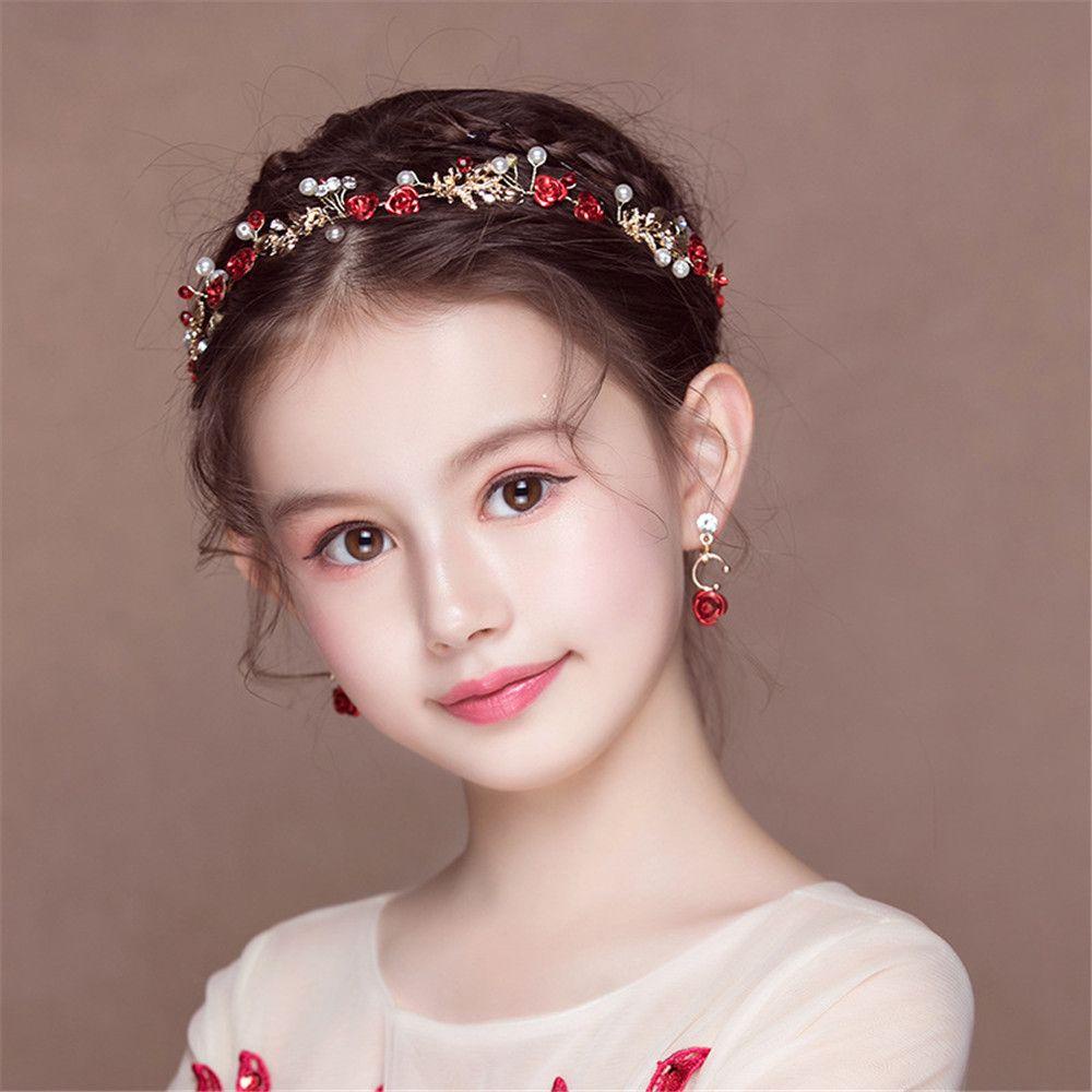 Vương Miện Cài Tóc Đính Đá Sang Trọng Cho Cô Dâu