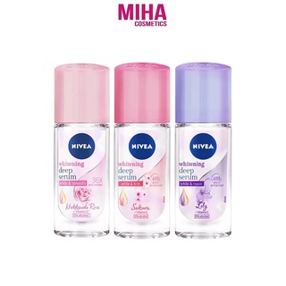 Lăn Khử Mùi Nữ Sáng Mịn NIVEA Whitening Deep Serum 40ml Thái Lan