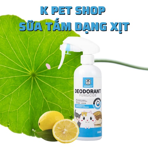 Xịt kháng khuẩn, xịt khử mùi Jonsanty 🐶 Cho hamster,Guinea Pig , thỏ,sóc bắc mỹ,chinchilla
