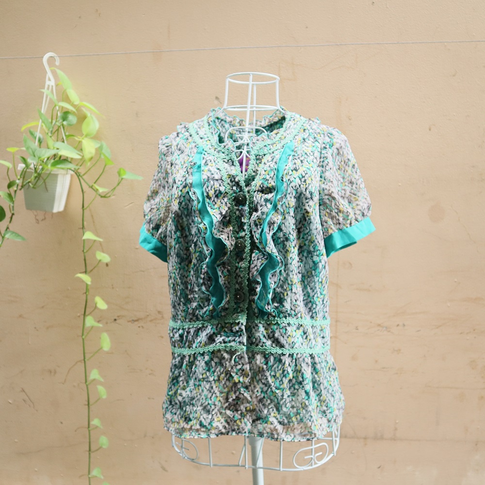 Áo xanh kiểu - 2hand