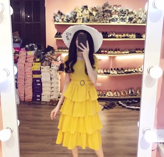 vấy tầng vintage