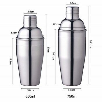 Bình Lắc Inox Pha Chế Shaker 750ml