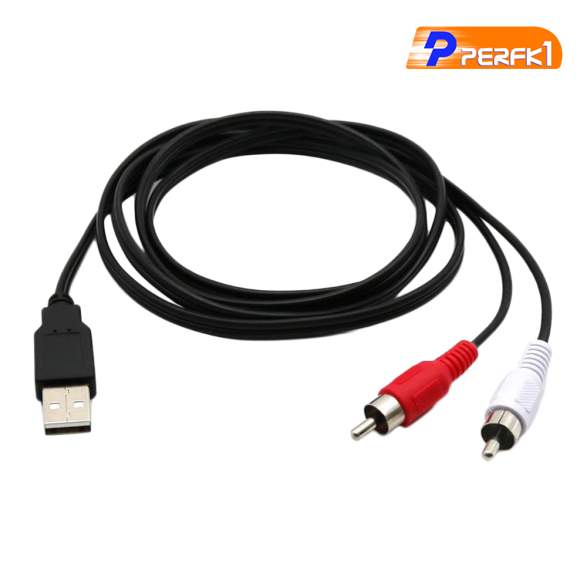 Cáp Chuyển Đổi 1.5m Usb 2.0 Female Sang 2x Rca Male Video A / V