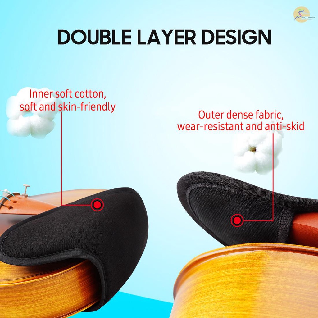 Gối Đệm Vai Bằng Nhung Cho Đàn Violin 4/4-4/3