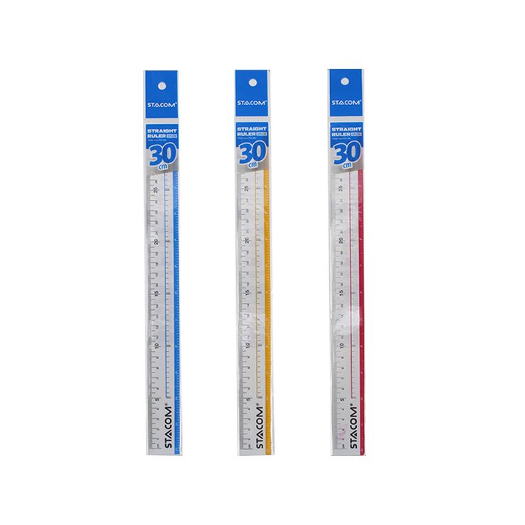 Thước kẻ nhựa PVC dẻo Stacom 20/30cm SR220