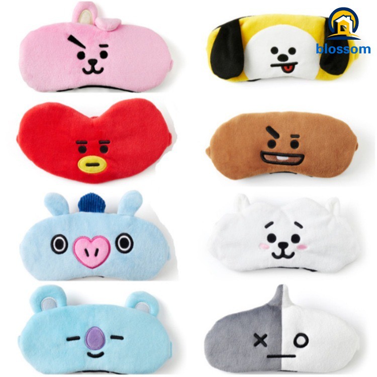 Bts Bt21 Băng Đô Rửa Mặt / Trang Điểm Co Giãn Họa Tiết Bt21 Một Kích Thước Cho Nam Và Nữ