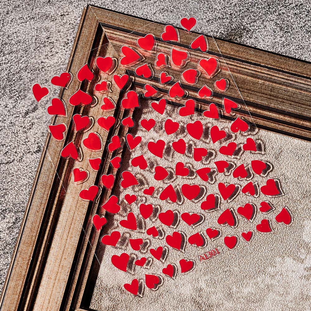 Miếng Dán Trang Trí Móng Tay In Chữ out love DIY