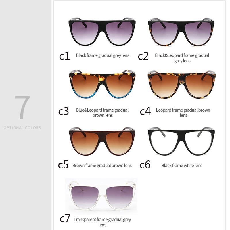 Kính mát gọng oversize retro cho nam và nữ