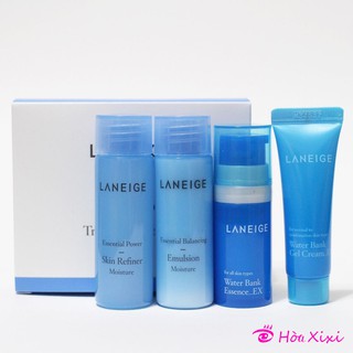 Bộ Dưỡng Da Cao Cấp LANEIGE Moisture Care Trial Kit (4 Sản Phẩm)