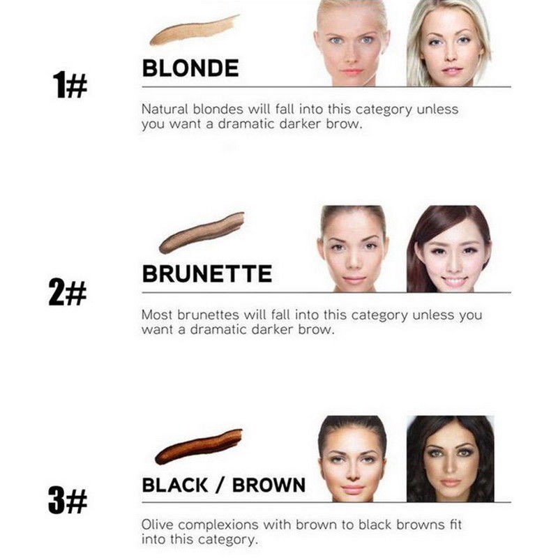 Bút kẻ lông mày Phoera 4 tia chống nước lâu trôi | BigBuy360 - bigbuy360.vn