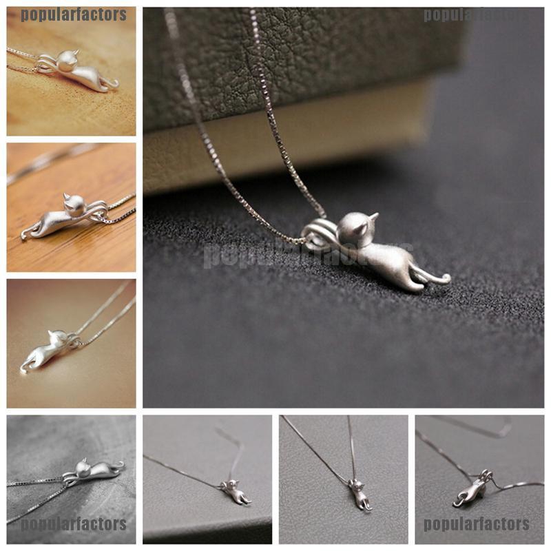 Nhẫn Bạc Hình Mèo Dễ Thương