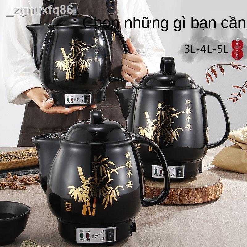 ✷ ◘ Hoàn toàn tự động rán bằng điện Nồi thuốc bắc, đun hầm ấm sắc thuốc, bắc gốm sứ
