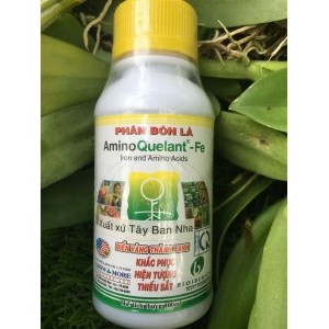 Phân Bón Lá Cao Cấp AminoQuelant-Fe Trị Bệnh Vàng Lá-Bổ Sung Sắt (Chai 100ML)