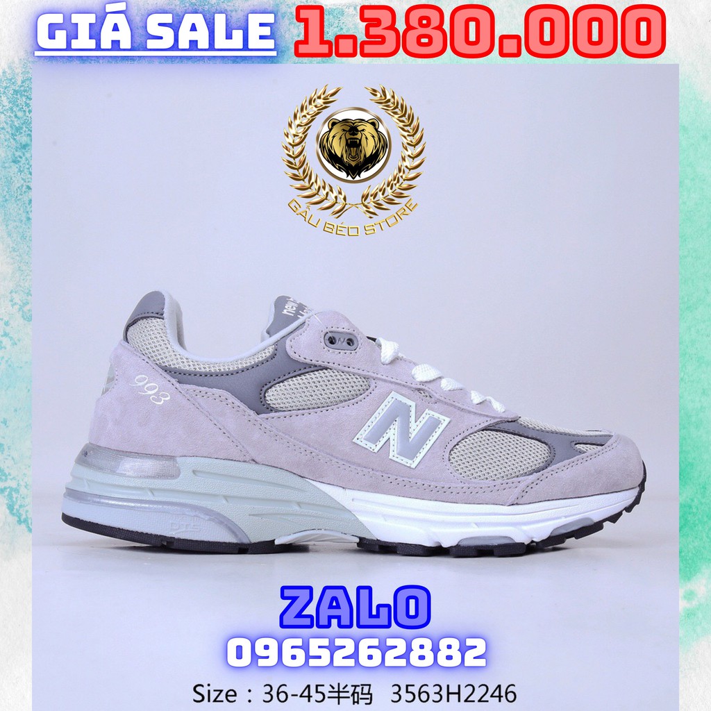 Order 2-3 Tuần + Freeship Giày Outlet Store Sneaker _New Balance in USA MR993GL MSP:  gaubeostore.shop