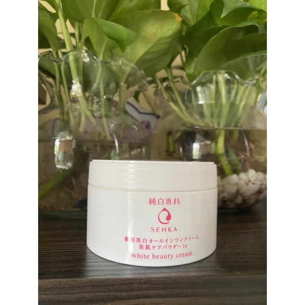 Kem dưỡng da Senka Ngày 3in1 100g/ Đêm White Beauty Glow UV Cream SPF 25 PA ++ 50g