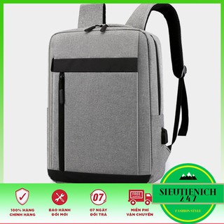 💖ẢNH THẬT💖BALO CANVAS KHÓA DỌC💖 BALO LAPTOP CÓ CỔNG SẠC 💖CẶP ĐI HỌC ĐI LÀM