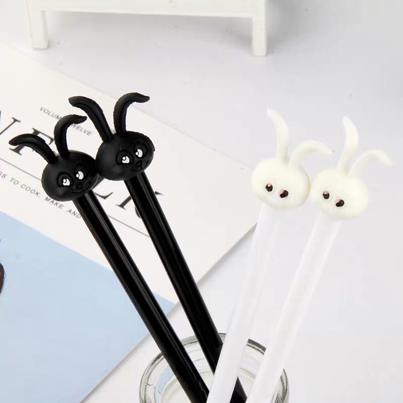 Bút viết thỏ đen thỏ trắng mực đen