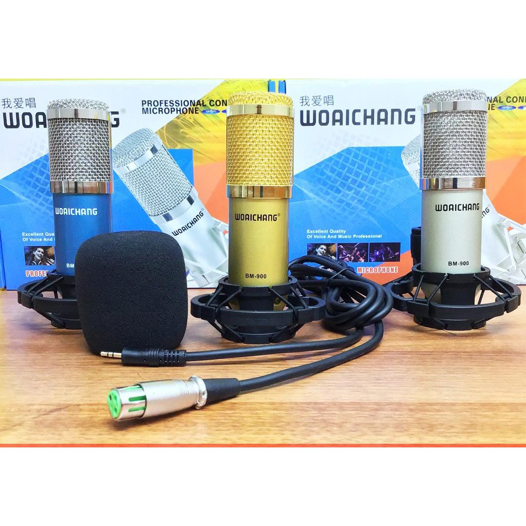 Micro thu âm, karaoke livestream Woaichang BM-900