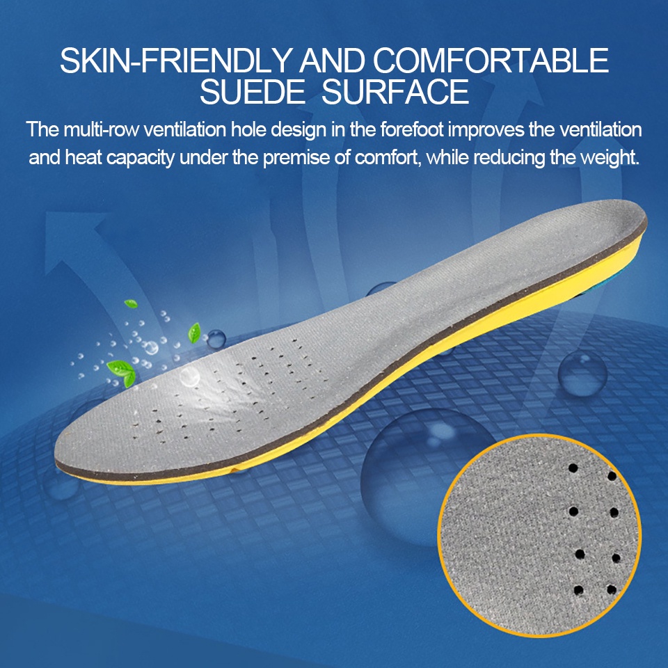 Miếng Lót Giày Thể Thao Thoáng Khí Thấm Hút Mồ Hôi Thoáng Khí