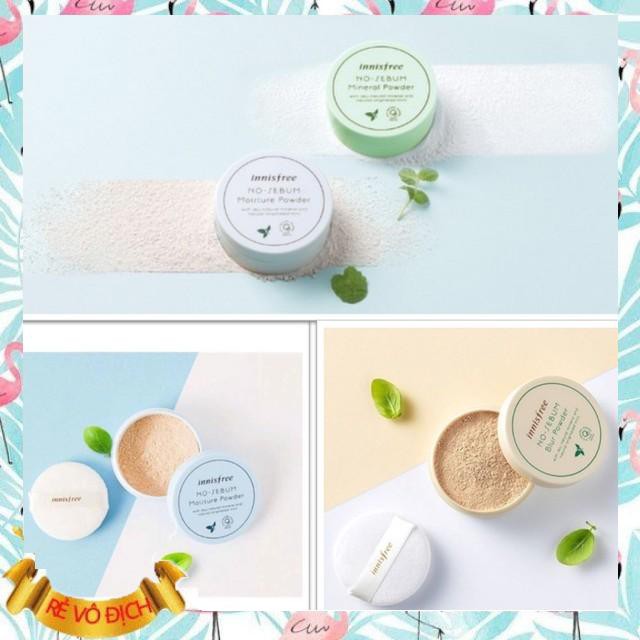 Phấn Phủ Dạng Bột Giúp Kiềm Dầu, Giữ Độ Ẩm Trên Da Innisfree No Sebum Moisture Powder