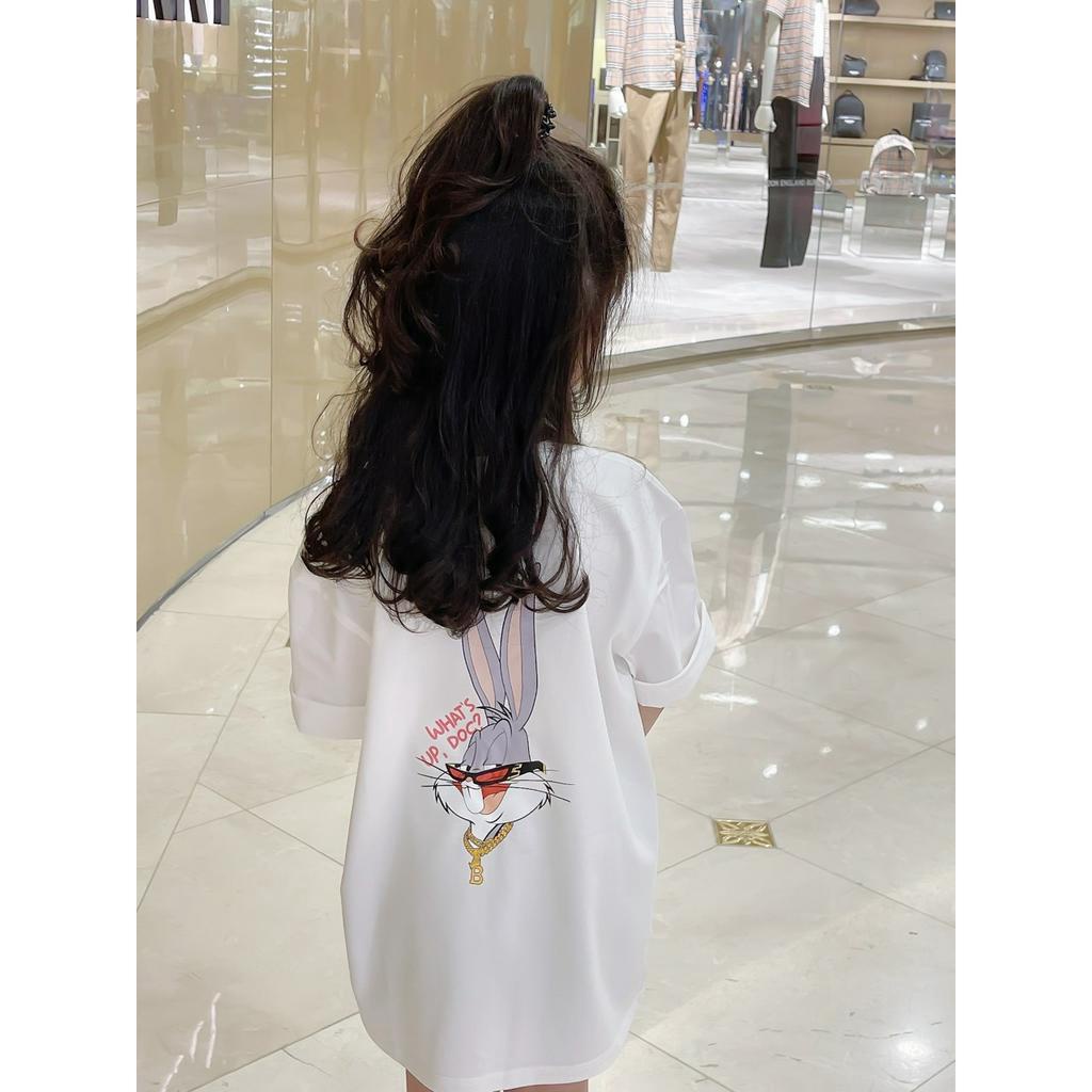 Áo thun gia đình thỏ 1900s thug life cho bé , áo phông trẻ em unisex form rộng , Kid_genz