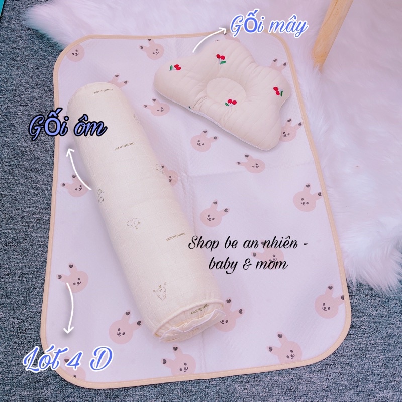 Gối ôm bông vải sợi tre Anminaza 15cm-50cm