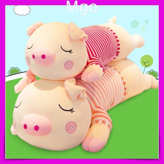 Gấu Nhồi Bông Gấu Bông Hình Con Heo Siêu Dễ Thương Mềm Mịn