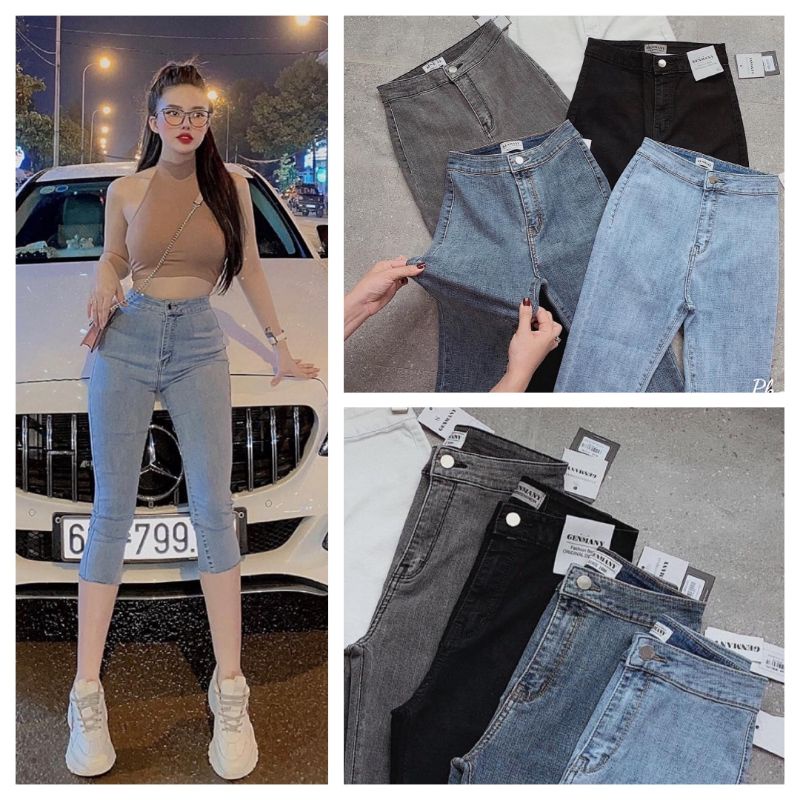 Quần jean ngố ôm body hàng QCL1