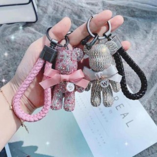 Móc Khóa Gấu Bearbrick Đính Đá Thời Thượng