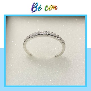 Nhẫn Bạc Đính Đá💝FREESHIP💝Nhẫn Bạc Gắn Đá