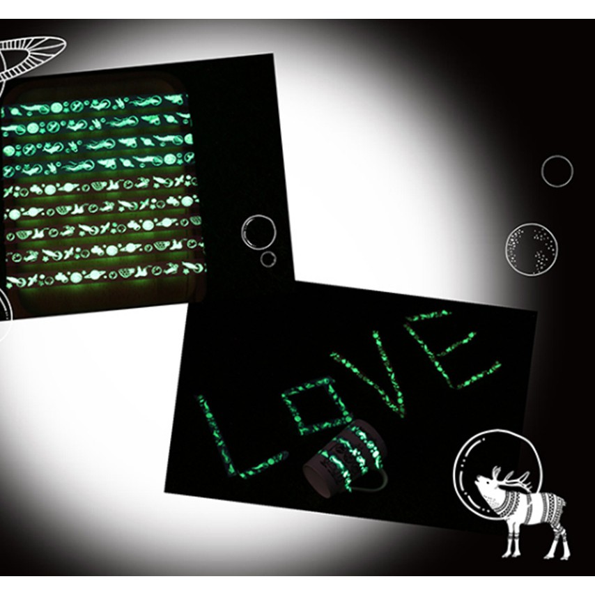 Băng dính washi tape trang trí planner WST125