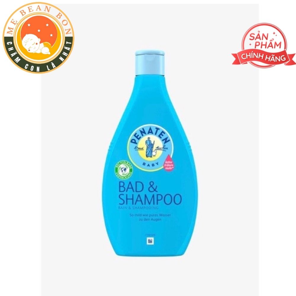 Sữa tắm gội Penaten 400ml Đức cho bé từ sơ sinh chống cảm cho bé đặc biệt cho da nhạy cảm của bé - mẹ bean bon