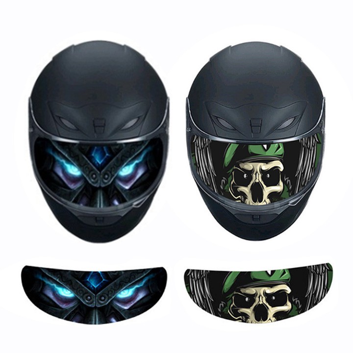 Decal 3D dán trang trí kính mũ bảo hiểm- mIa shop