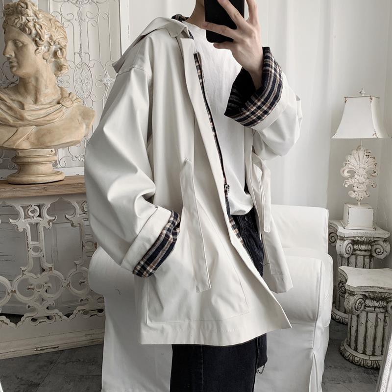 🔥Áo Thun Tay Ngắn Cổ Tròn In Hình Thời Trang Cá Tính🔥Áo Khoác Hoodie Dáng Rộng Kẻ Sọc Kiểu Retro Hồng Kông Thời Trang Mùa Thu Năng Động