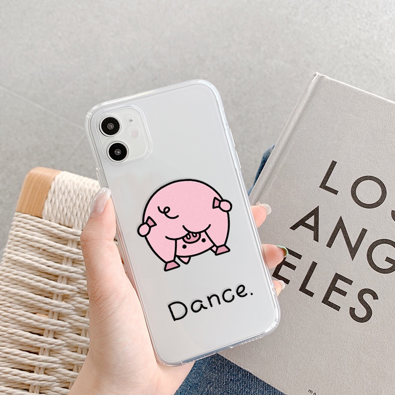 Ốp điện thoại TPU trong suốt in họa tiết hoạt hình thời trang cho for iPhone 6 6s 7 8plus 11 pro 12pro max xs max xr 11 pro
