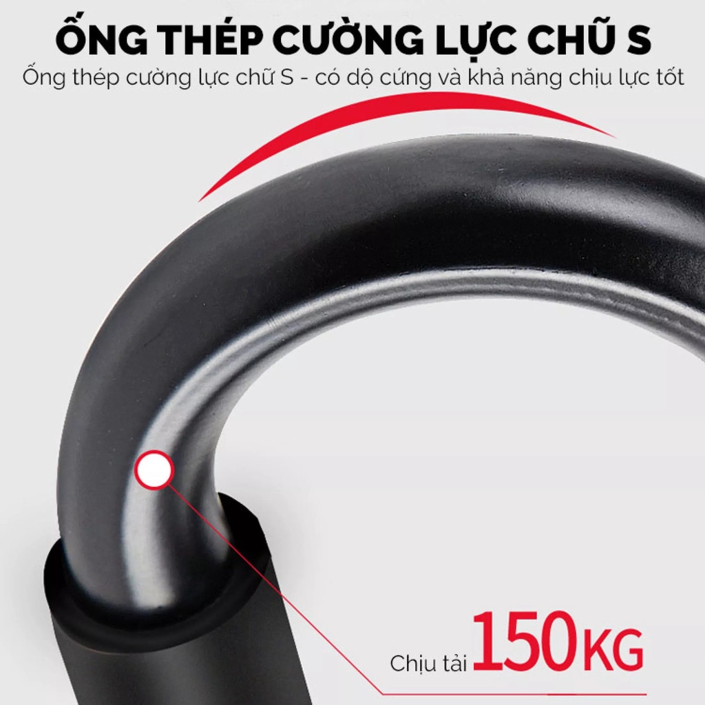 Dụng Cụ Hít Đất, Chống Đẩy Chữ S Tại Nhà, Dụng Cụ Chống Đẩy Chữ S Cho Dân Văn Phòng Chính Hãng Eros Store