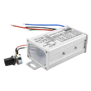 Stepless pulse width/motor speed controller DC 9-60V PWM 12V 24V 60V MAX 20A with regulator switch