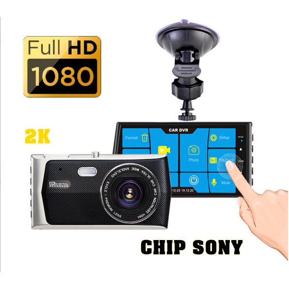 VIETMAP Camera Hành Trình V9 Màn Hình Cảm Ứng Kèm Camera Lùi 12 Megapixcel Chip SoNy 2K Sắc Nét Hàng Cao Cấp