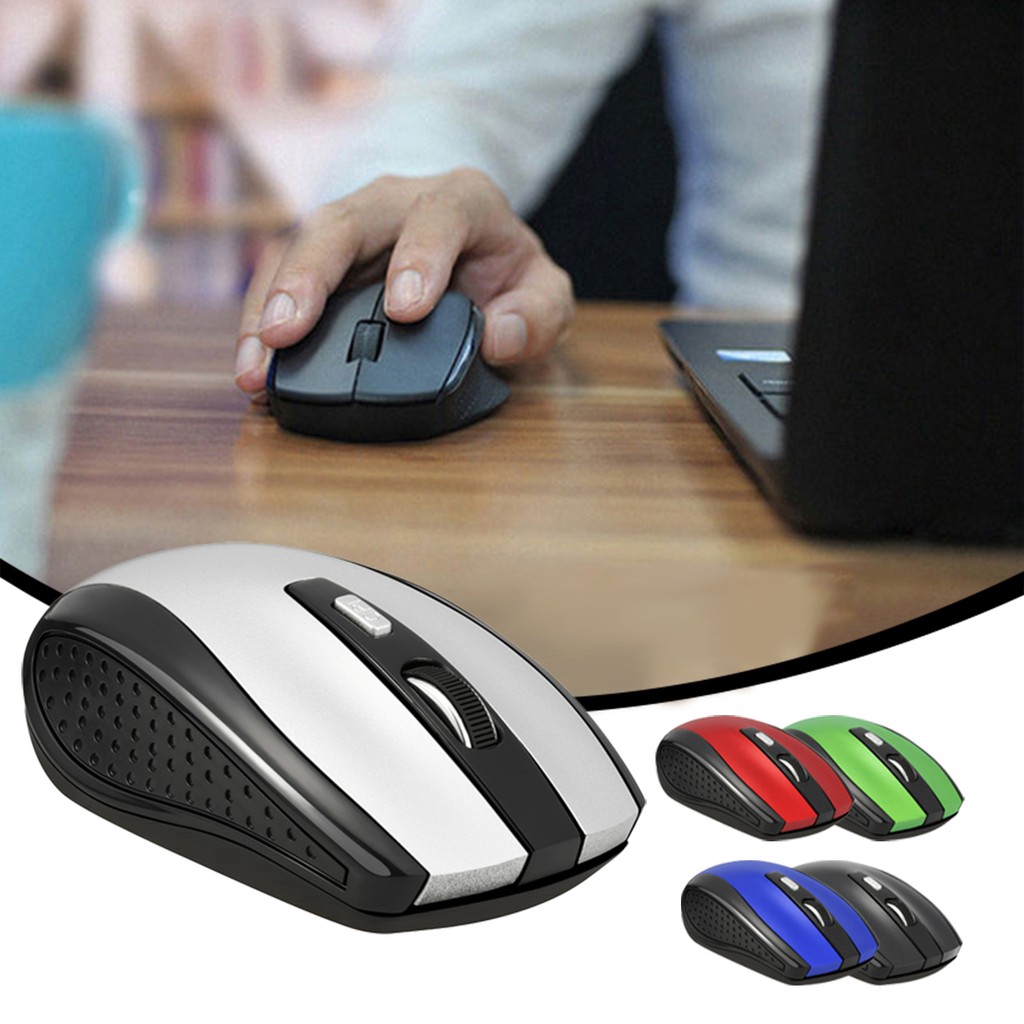 USB Optical Wireless Mouse 2.4GHz 400-1600CPI