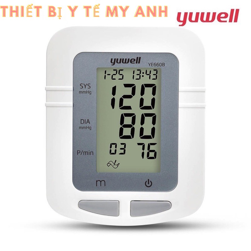 Máy đo huyết áp YUWELL YE660B _ Chính xác,tiện lợi.