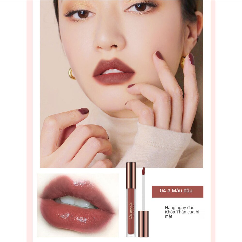 Air lip glaze, matte velvet, matte, không dễ phai, không dễ lem, chống nước tráng gương, son men giá rẻ sinh viên, dễ thi công | BigBuy360 - bigbuy360.vn
