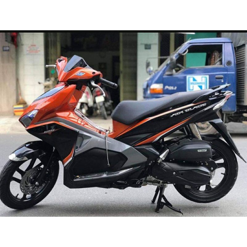 bộ nhựa dàn áo xe ga Airblade 2016-2018 màu cam zin honda