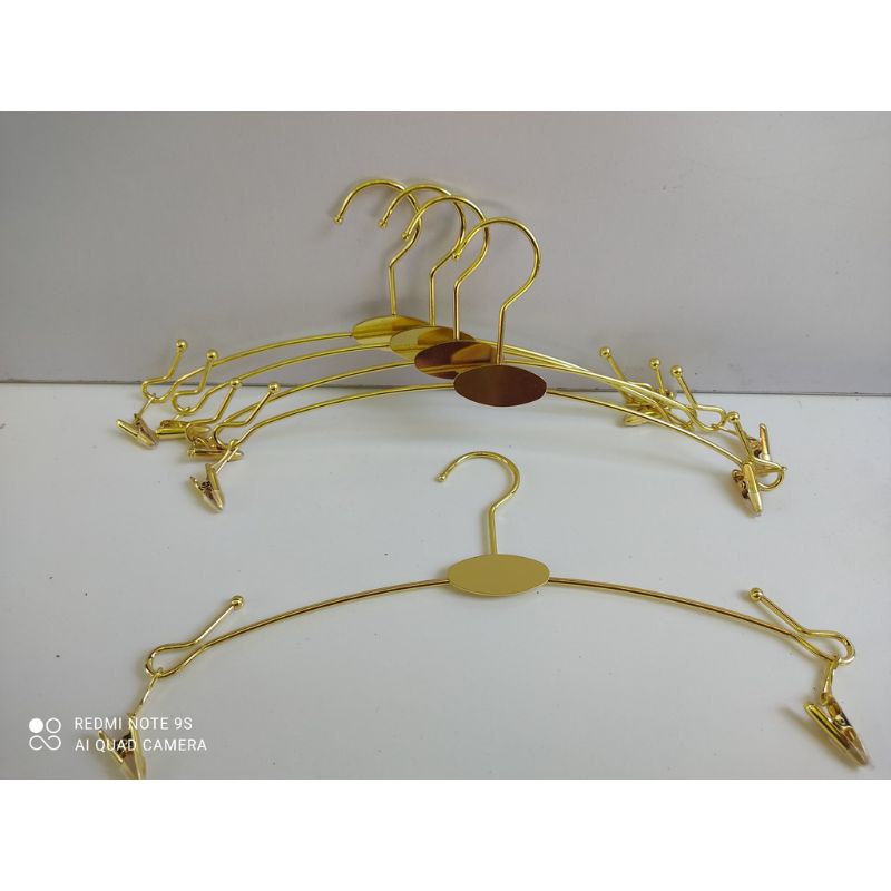 MÓC KẸP QUẦN ÁO LÓT INOX MẠ VÀNG - MÓC BIKINI, BRA KẸP QUẦN ÁO LÓT - PHỤ KIỆN SHOP THỜI TRANG