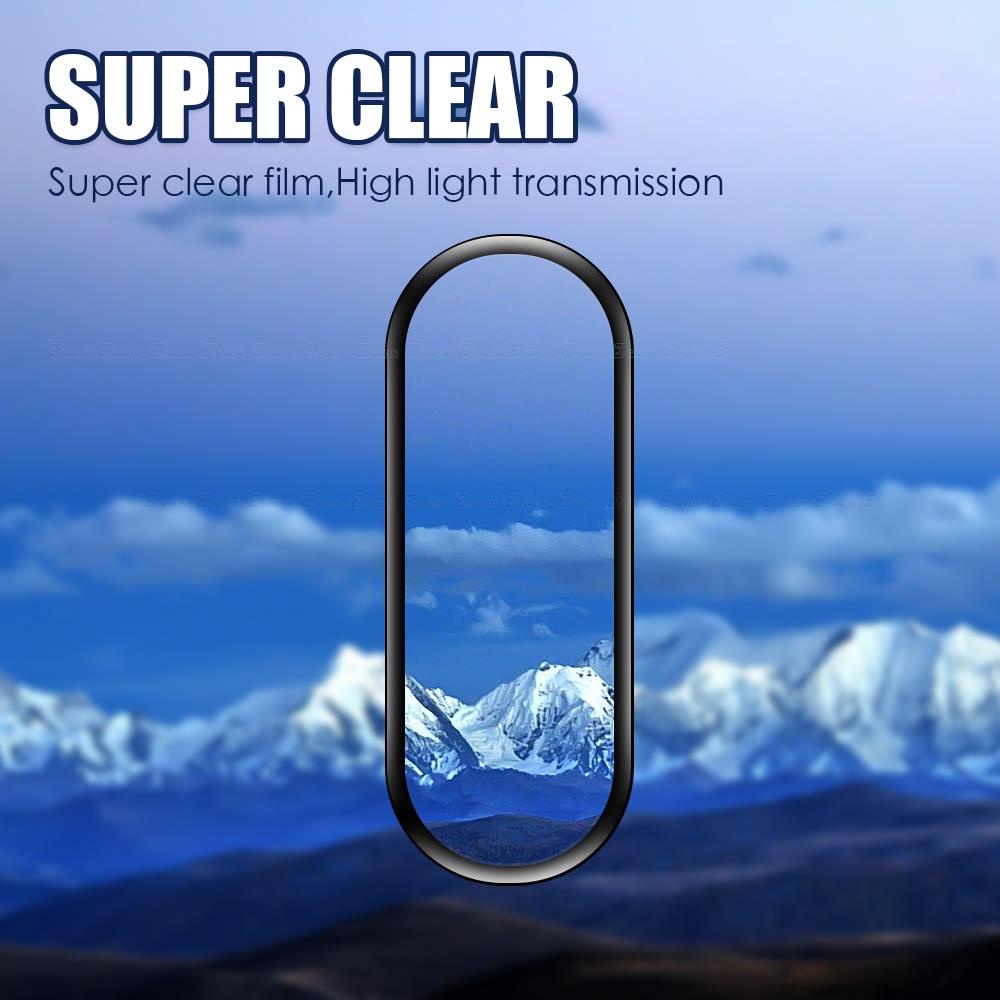 Kính Cường Lực 99D Viền Cong Chuyên Dụng Cho Đồng Hồ Thông Minh XiaoMi Mi Band 5 4 NFC